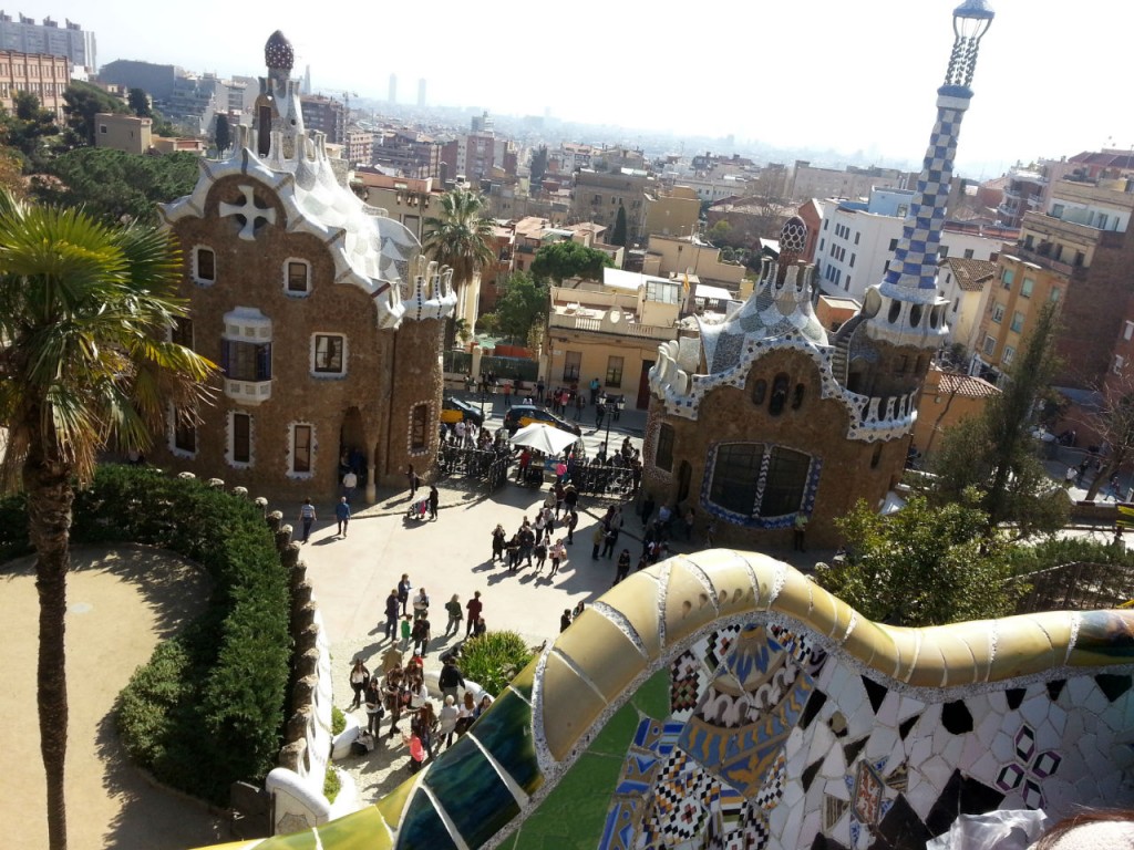 Le Parc Güell chef d’œuvre de Gaudi