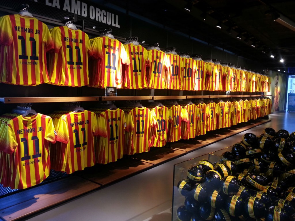 La Boutique du FC Barcelone vous fera tourner la tête