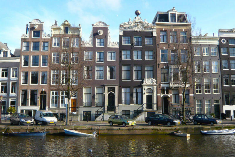 Maisons typiques d’Amsterdam.