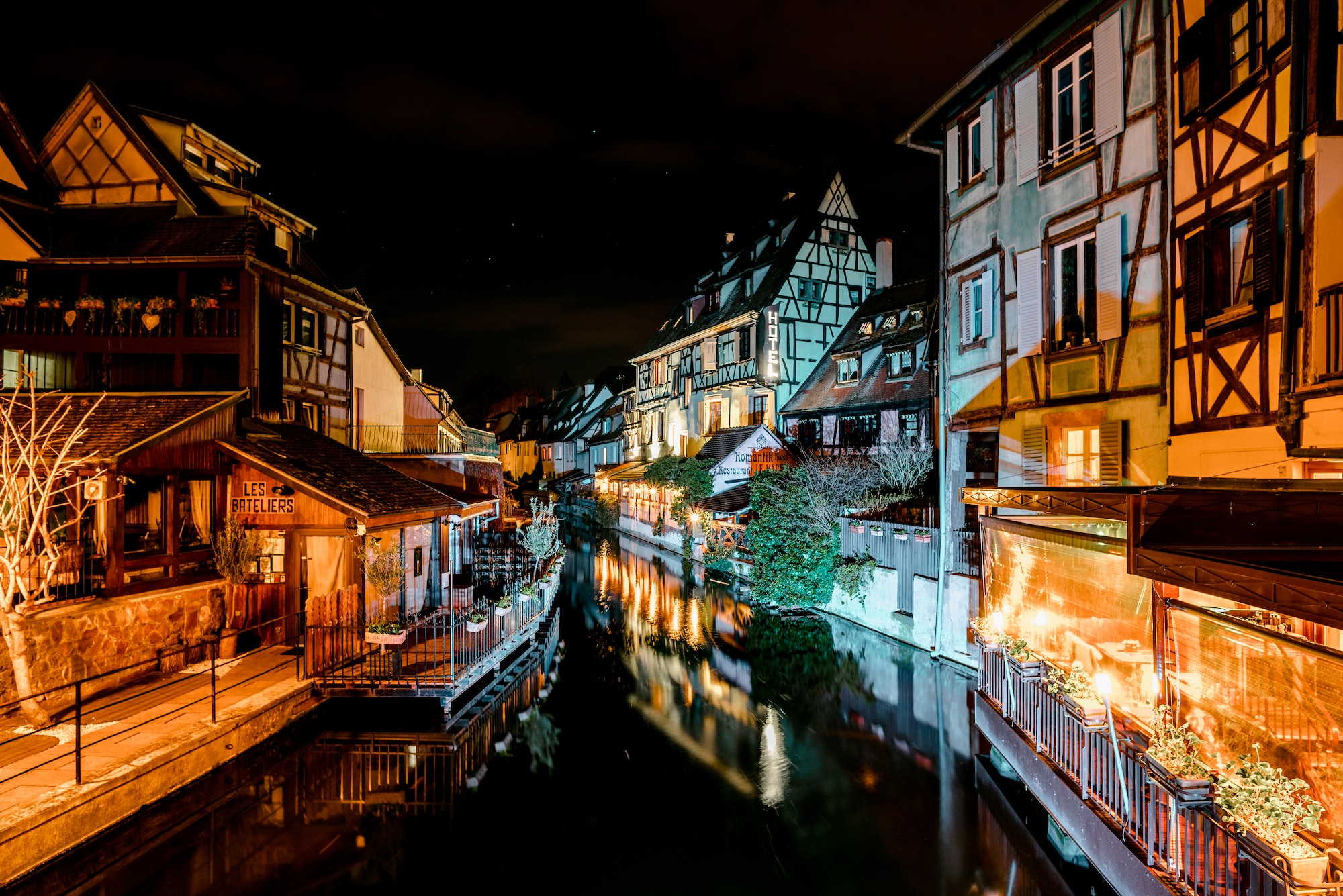 Little Venice in Colmar, Alsace, France.