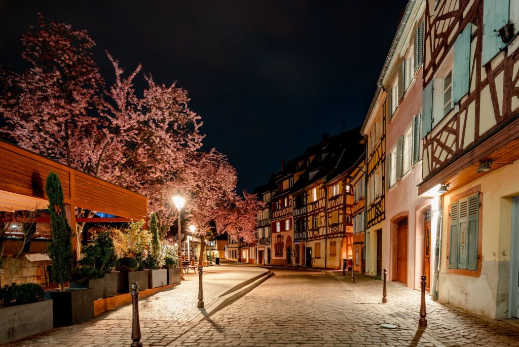 Little Venice in Colmar, Alsace, France.