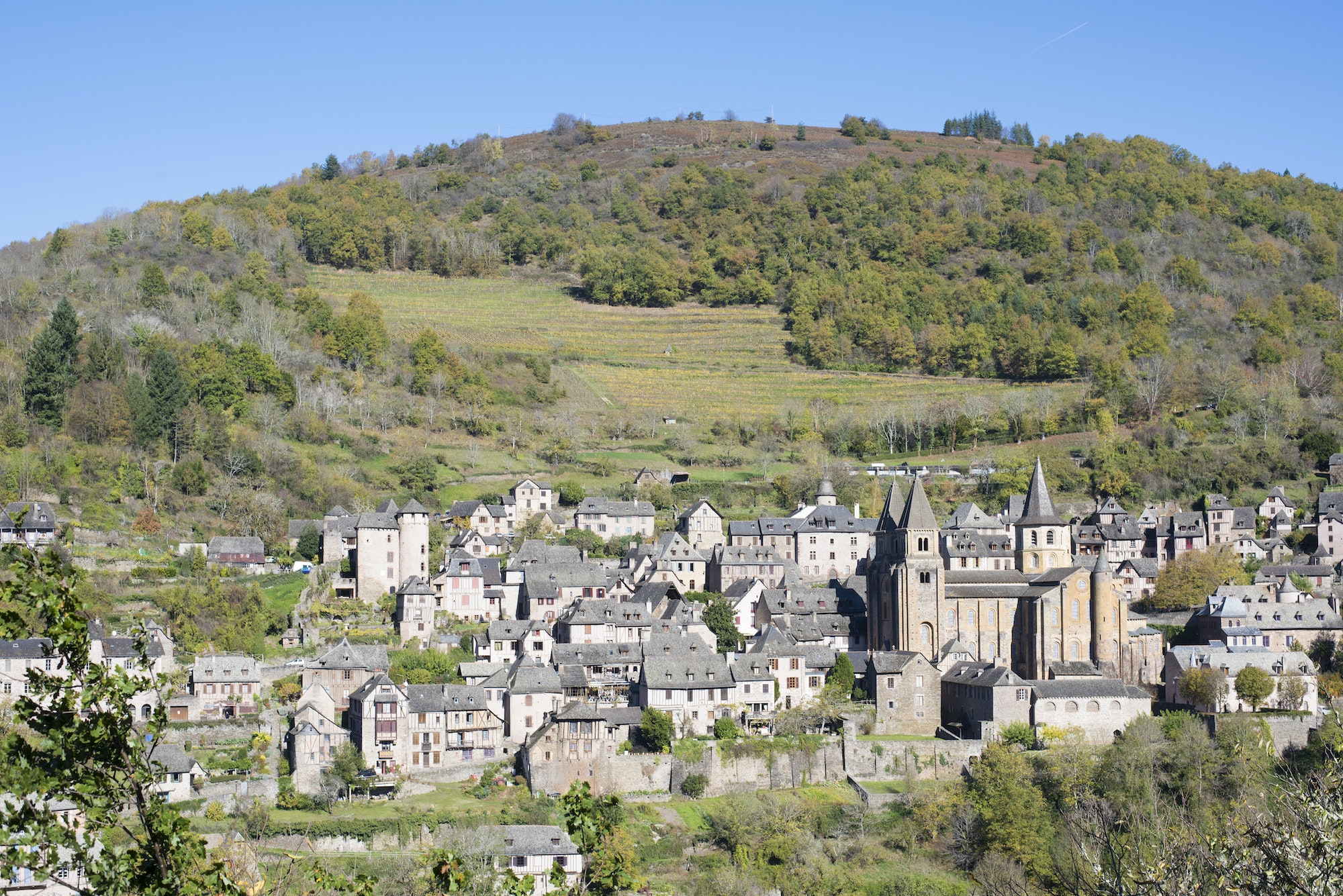 view of Conques