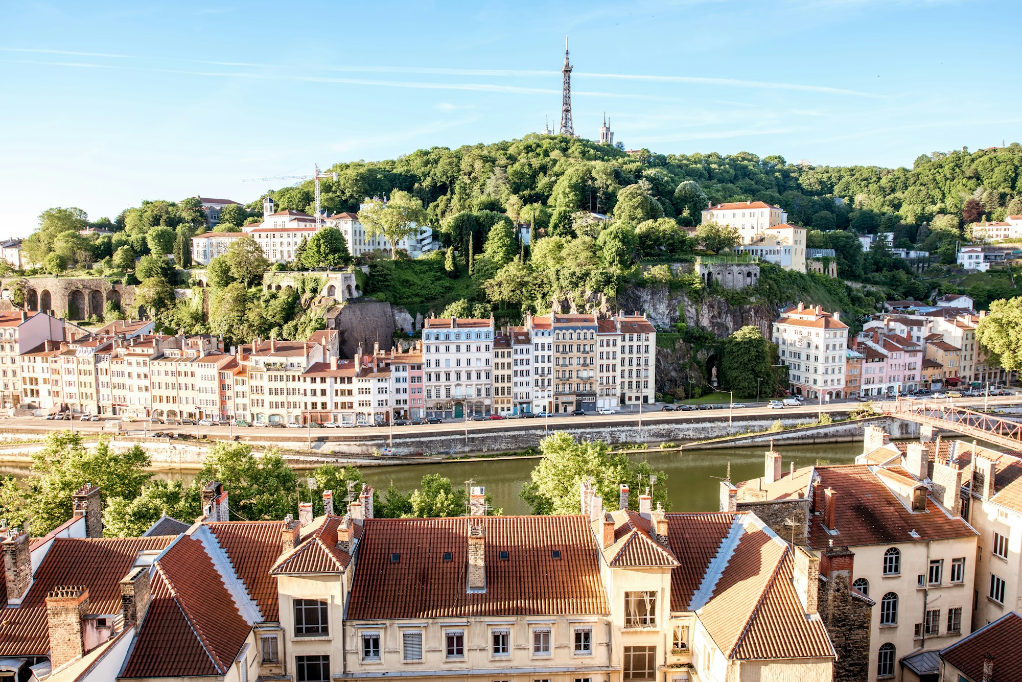 Lyon city in France