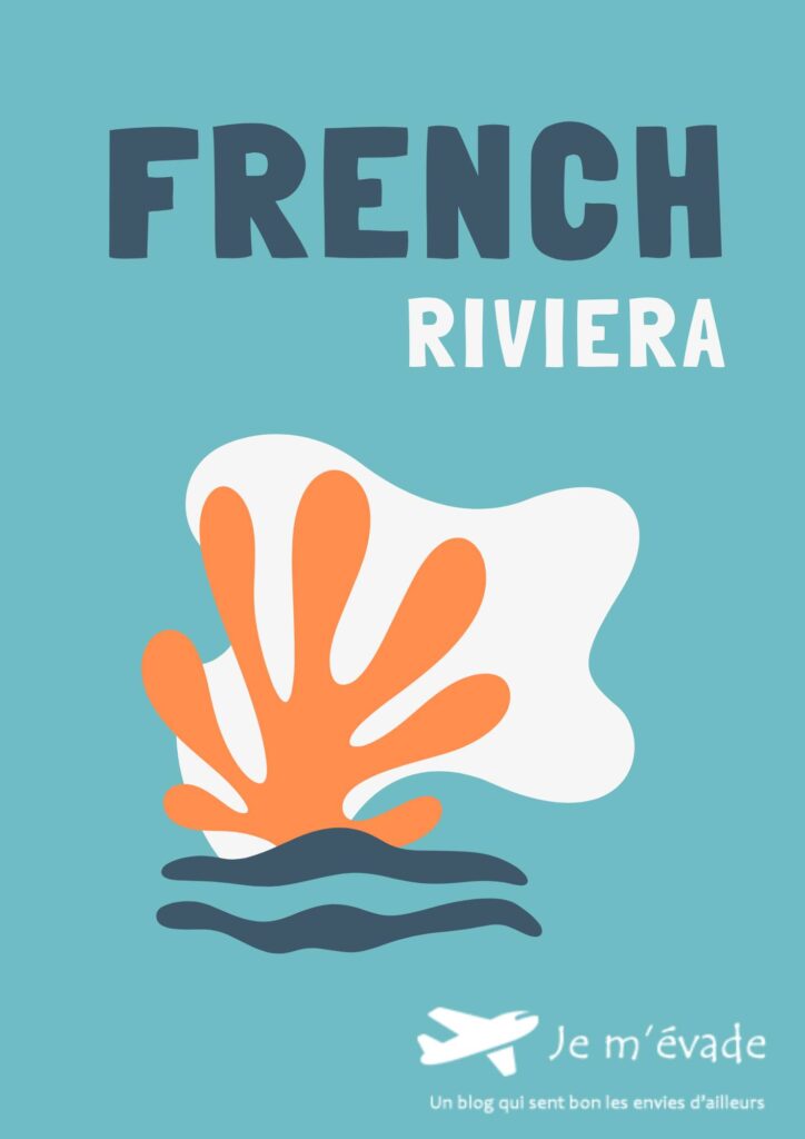 Affiche french riviera / Côte d'Azur