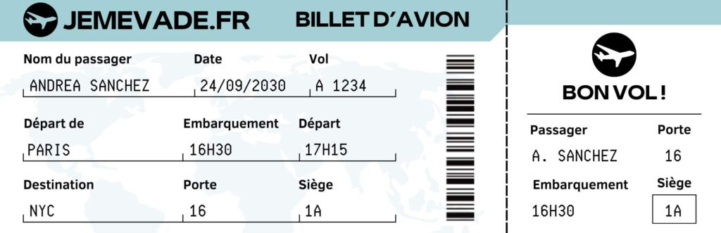 Billet d'avion