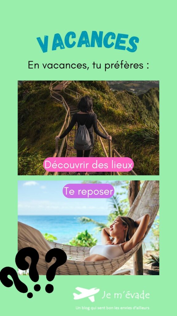 tu préfères vacances